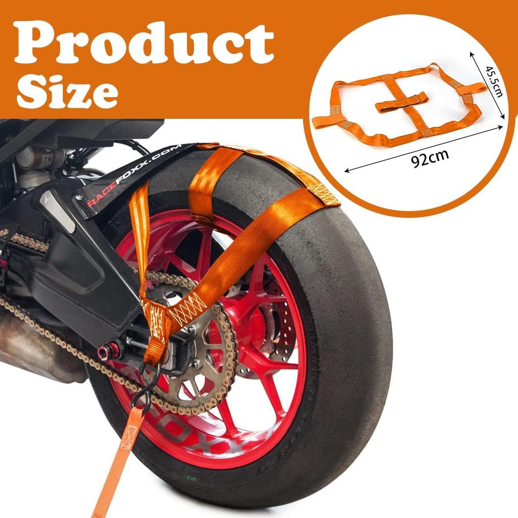 Мотоциклетное колесо Шины/Шины/Заднее колесо Крепежный ремень Комплект мотоциклетных шин Ремень безопасности для погрузки