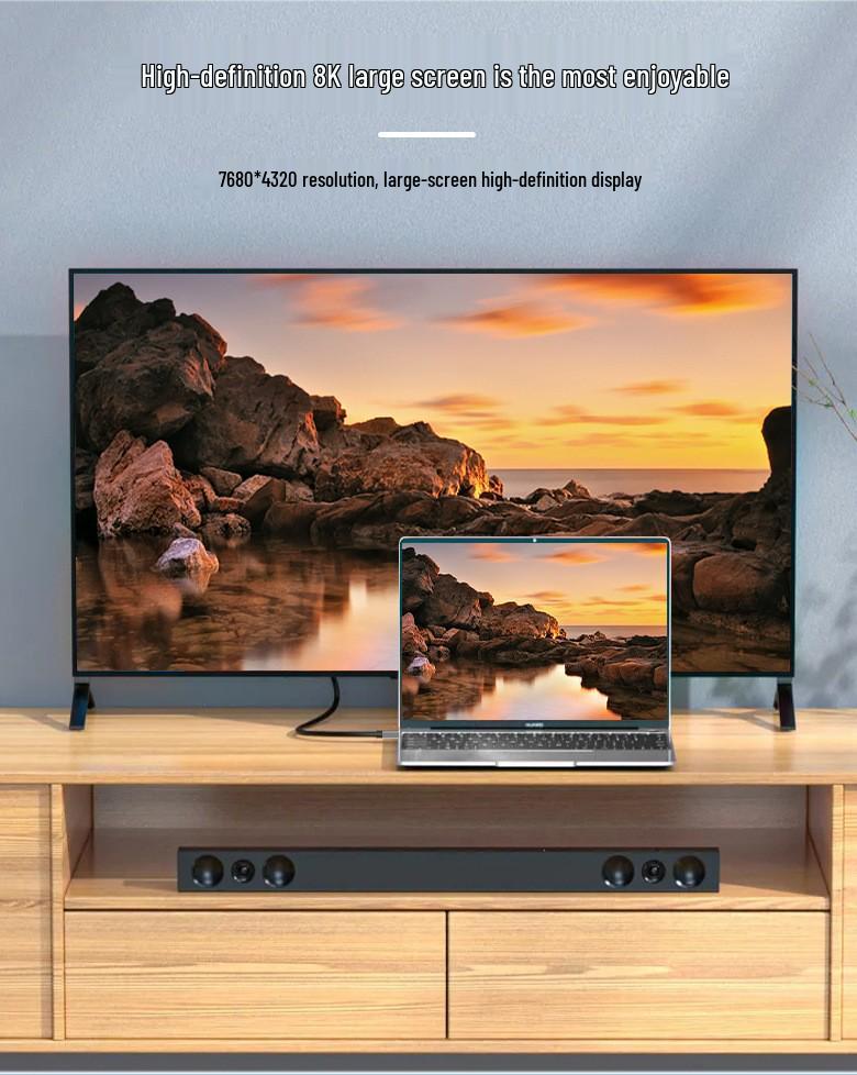 Кабель 8K HDMI — Micro HDMI 2.1 для компьютеров, телевизоров, камер и зеркальных фотоаппаратов