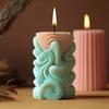 Silicone Cylindrical Candle Mold DIY Soap Mould Fragrance Candle Resin Mold Candle Making