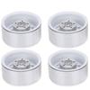 4pcs 1.9'' Aluminium Alloy Wheel Rims Hubs for 1/10 RC Crawler Fit for Axial SCX10 TRX4