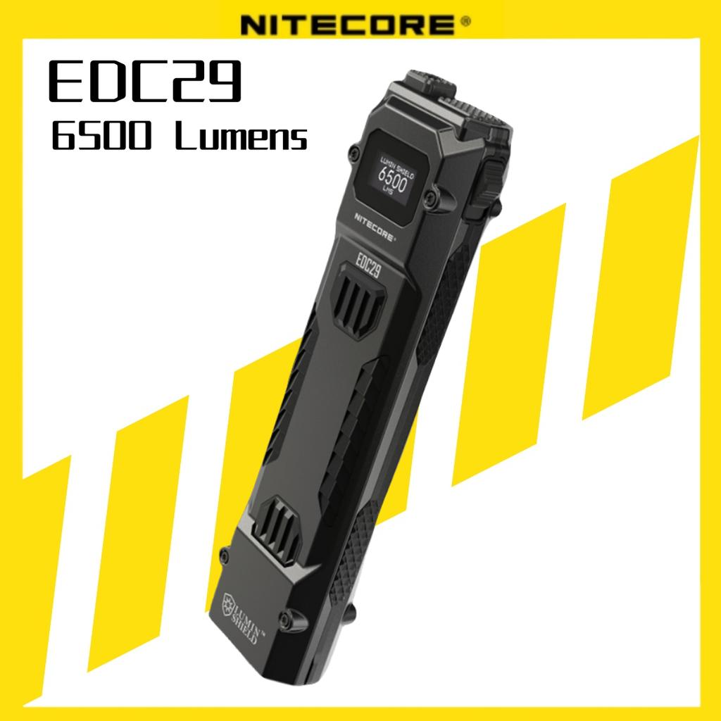 Original NITECORE EDC29 Flashlight Portable Light Pocket Light EDC Key Light Keychain Flashlight Camping Torch Hiking Lantern