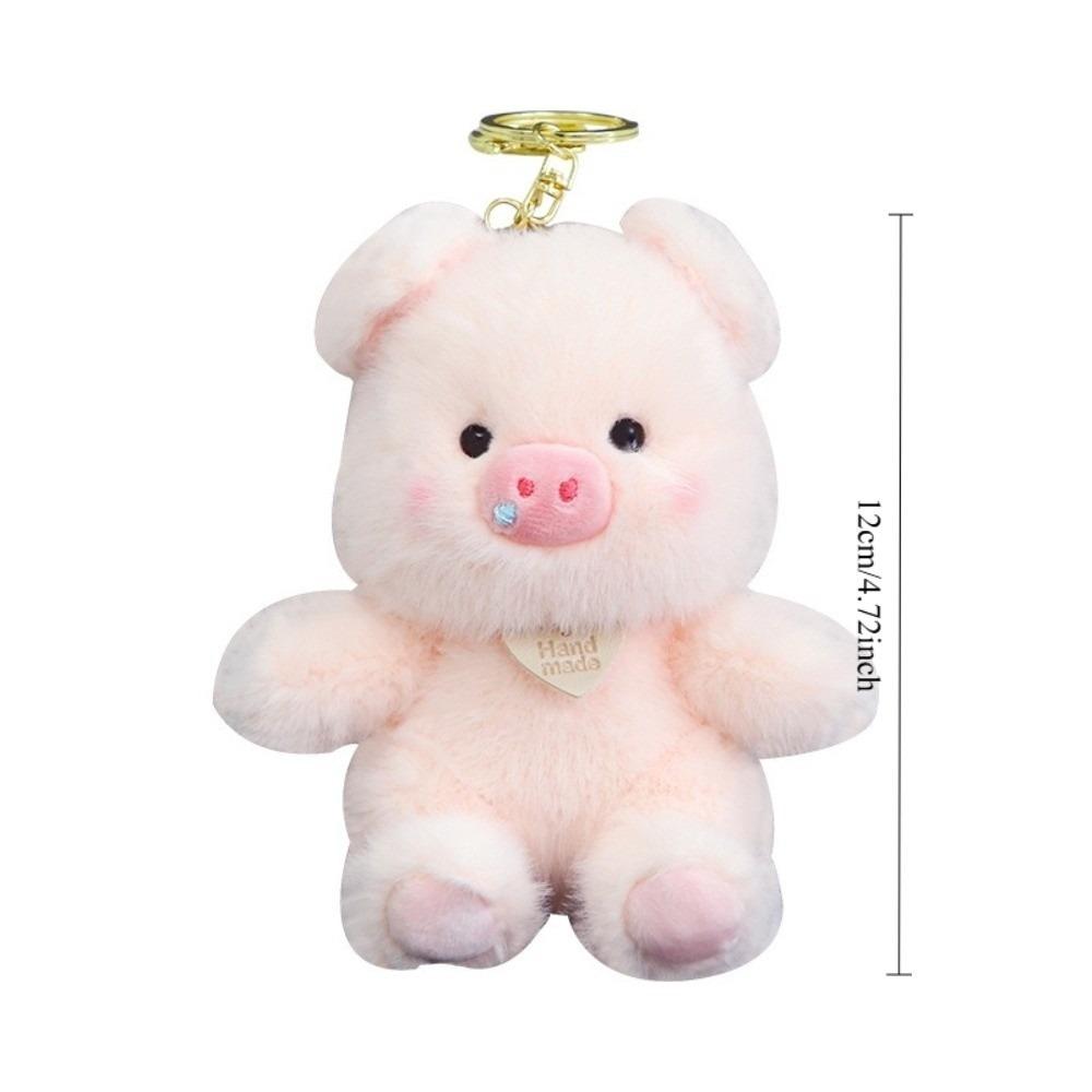 Cute Stuffed Pig Pendant Chubby Bag Hanging Bag Charm Plush Pig Keychain Bag Key Decoration