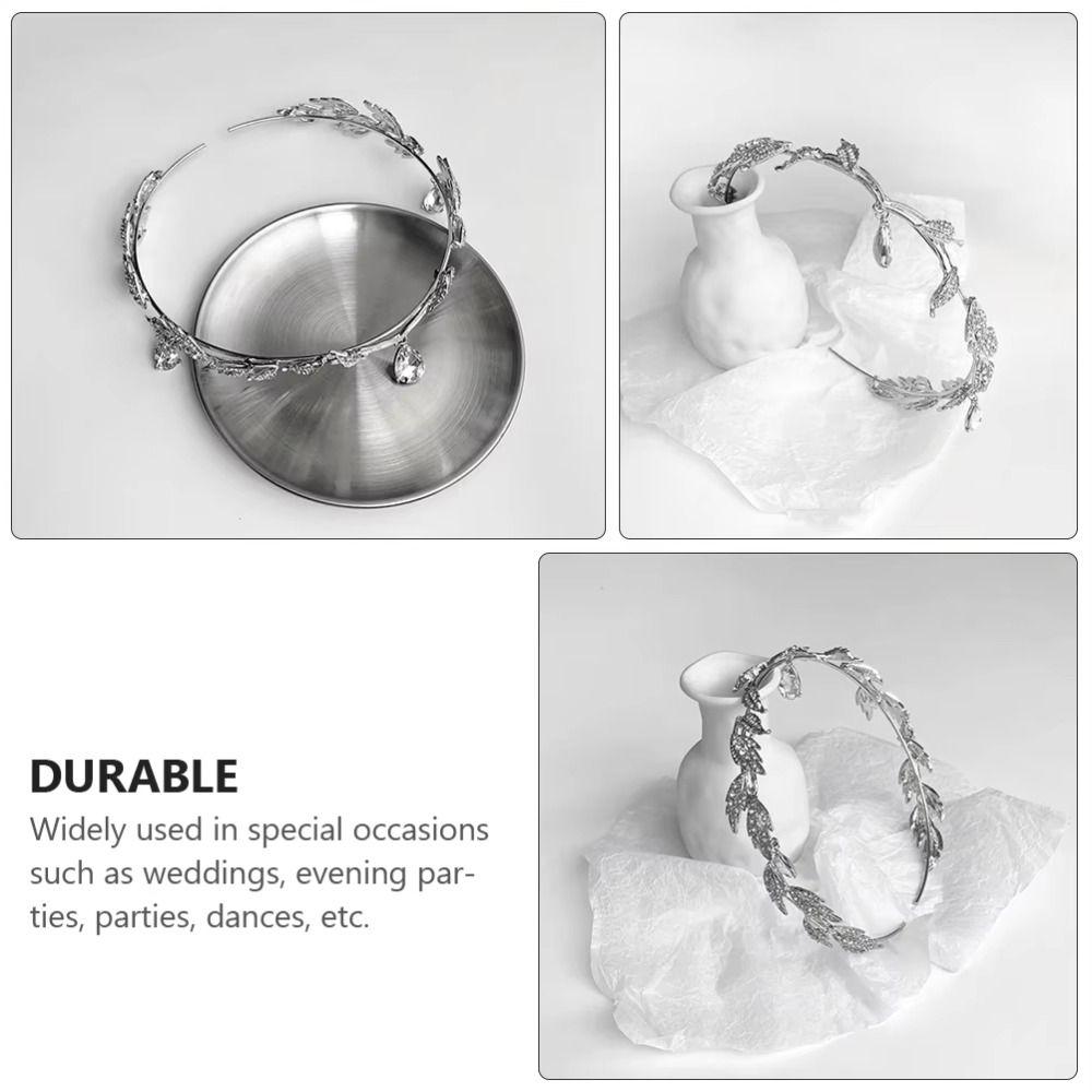 Листья Форма Брови Капля Повязка на Голову Стразы Свадебная Тиара Фея Цепочка на Лоб Подвеска