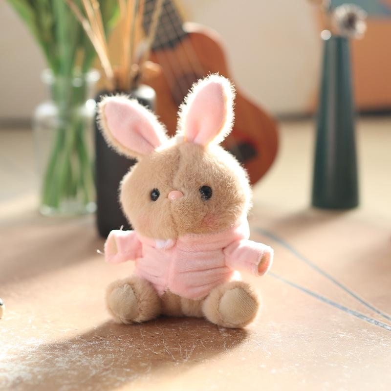 Милая Милая Толстовка Кролик Подвеска Плюшевая Игрушка Кукла Сумка Подвесной Брелок Тряпичная Кукла Кукла Кукла