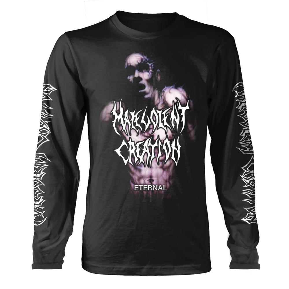Унисекс Взрослая футболка с длинным рукавом Malevolent Creation Eternal