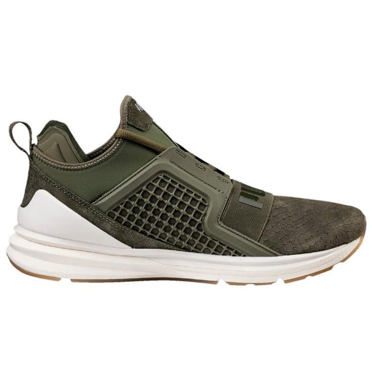 Puma Ignite Удобные Легкие Амортизирующие Прочные Низкие Повседневные Кроссовки Мужские кроссовки Зеленые 189807-03