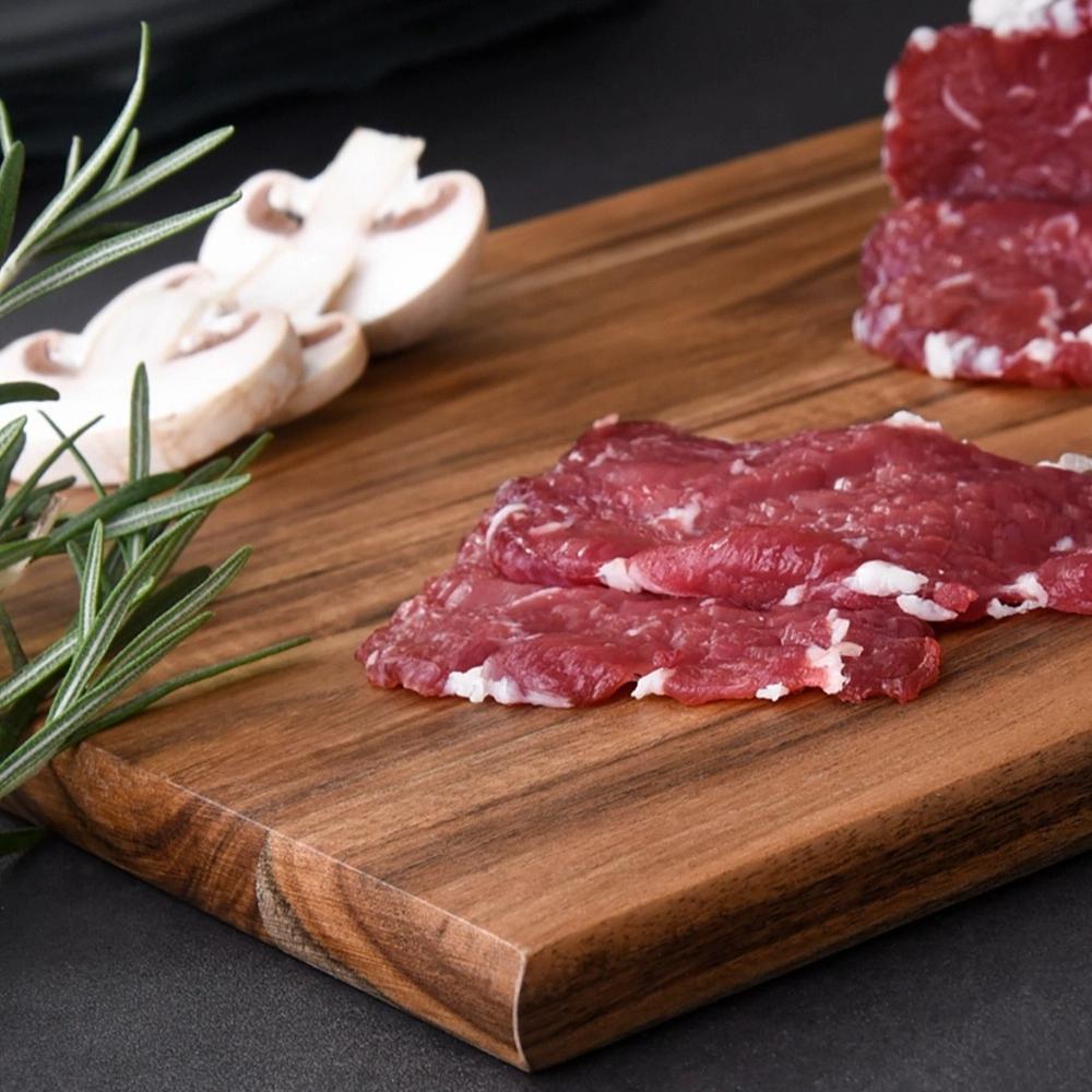 Разделочные доски из массива дерева прямоугольной формы, утолщенный разделочный блок, поднос для готовой еды, кухня