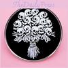Stylish Skeleton Brooch For Men And Women Made Of High Quality Alloy Perfect For Halloween Gifts