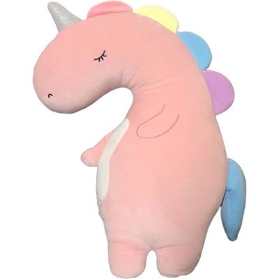 Haesol Silly Animal Attachment Sleeping Character Doll Unicorn, розовый, корейские детские товары