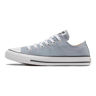All Star Color Chuck Taylor Нескользящие и износостойкие Низкие кеды Унисекс Серый Синий