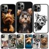 Чехол для телефона Йоркширский терьер Йорки Для iPhone 17 Air 14 15 16 13 12 Чехол Для Apple Pro Max 6S Plus Coque