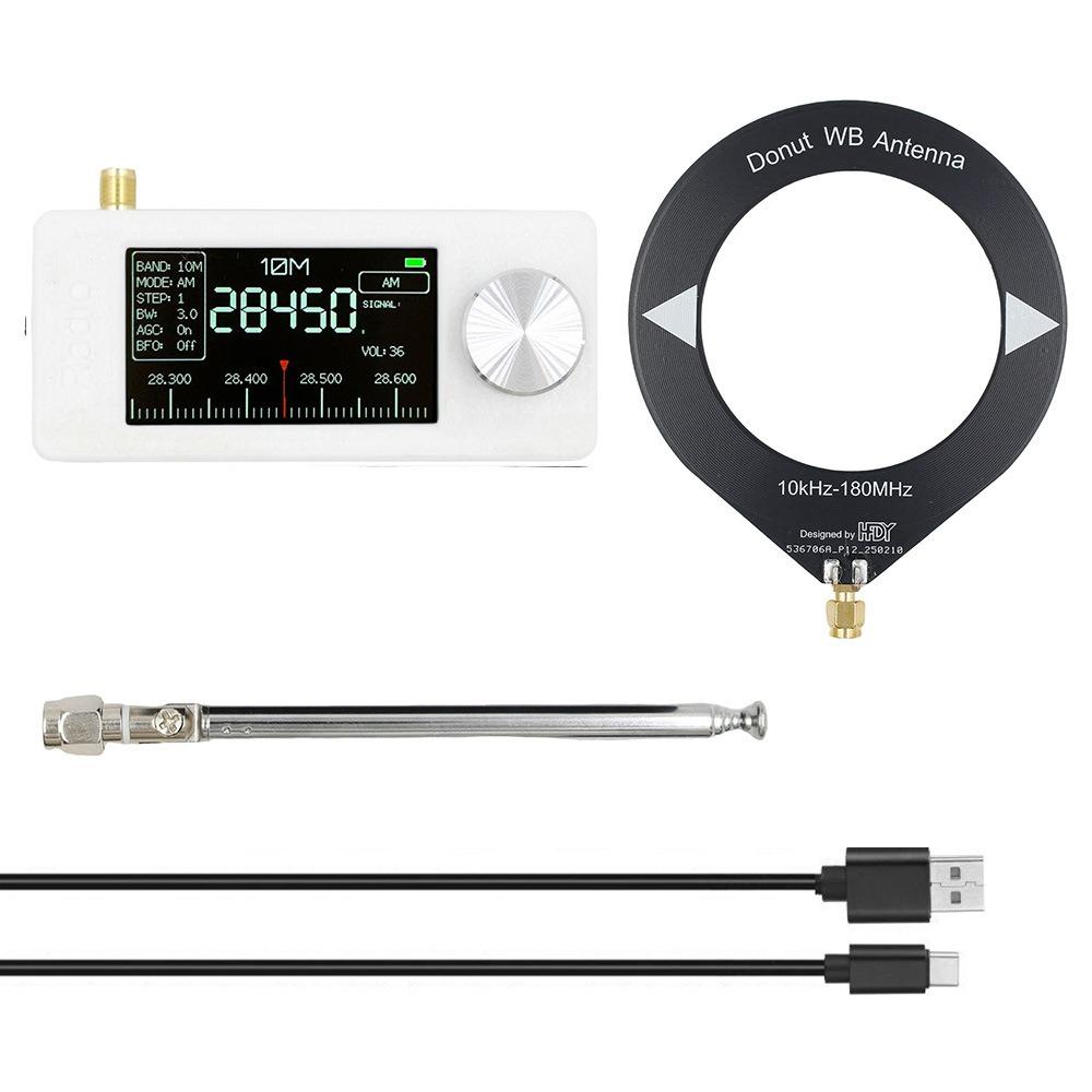 Звукозаписывающее мини-радио SW LW AM FM SSB полнодиапазонный мини-приемник SI4732 DSP радиозапись звука