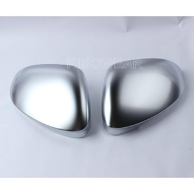 Матовые хромированные накладки на боковые зеркала для VW Golf 8 VIII MK8 GTI GTD GTE R, чехлы на боковые зеркала, серебристые  