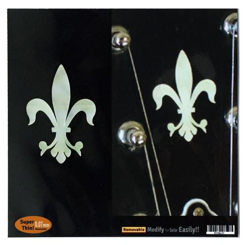 Jaccamou Frederie Guitar Head Inlay Stickers (Set of 2) H-112FD-WT-SET