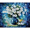 Полный 5D Diy алмазная живопись белые маленькие ромашки Алмазная вышивка полная вышивка крестиком домашний декор подарок ручной работы