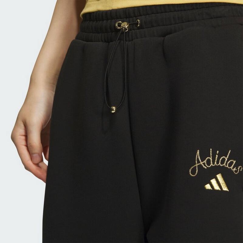 adidas Женские повседневные свободные прямые вязаные брюки для улицы