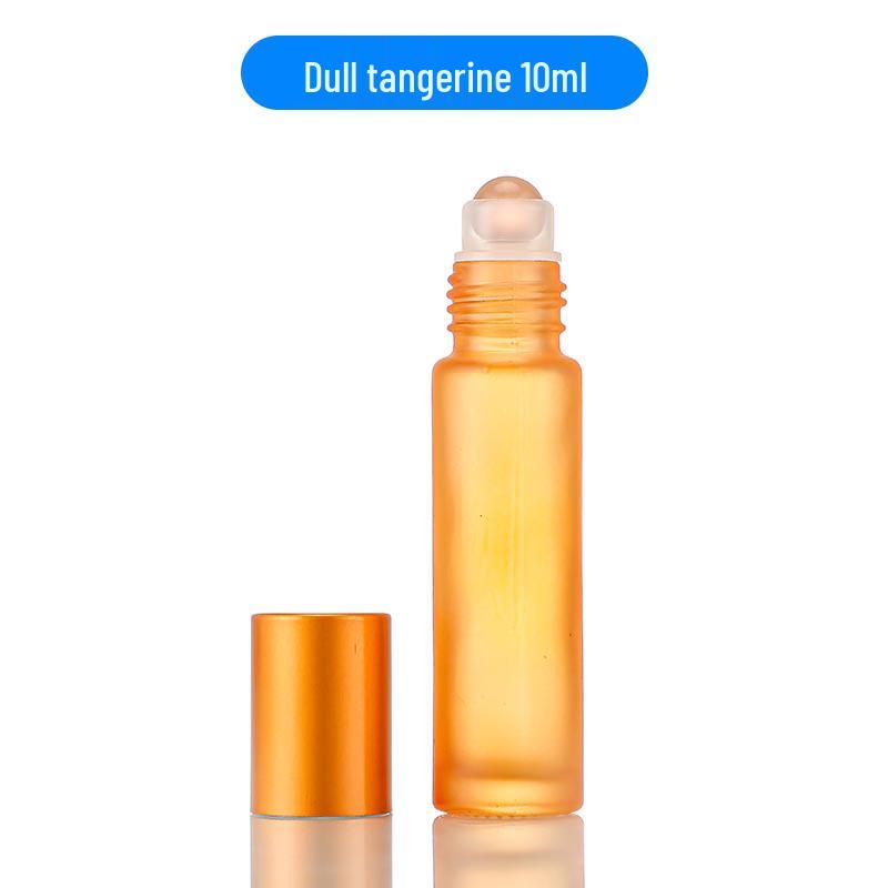 Матовый флакон роллер из белого хрустального стекла для эфирных масел