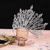 Металлические короны принца в корейском стиле, корона на бар-мицву, круглые тиары, ретро барочная хрустальная корона, королева