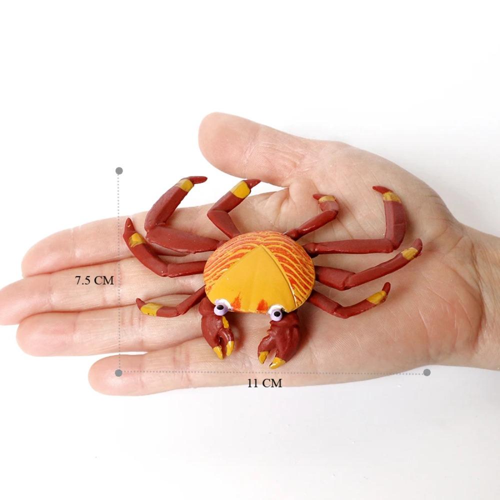 Realistic Prehistoric Sea Creatures Animal Figurines Baculite,Opabinia,Crab,Mantis Shrimp Educational Marine Animal Mode Figures