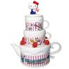 Sanrio Hello Kitty 50th Anniversary Pair Tea Set 2 Cake Mold Kitty Sanrio Goods Tableware SAN4364 (for People)