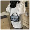 Ielgy Exquisite Fashionable Handbag Fashionable All-Match Contrast Color Shoulder Bag High-End Light Luxury Trendy Cross-Body Bag