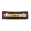 Excellent Valentino Garavani hair VLogo Signature Resin Metal Crystal Hair Clip  Used