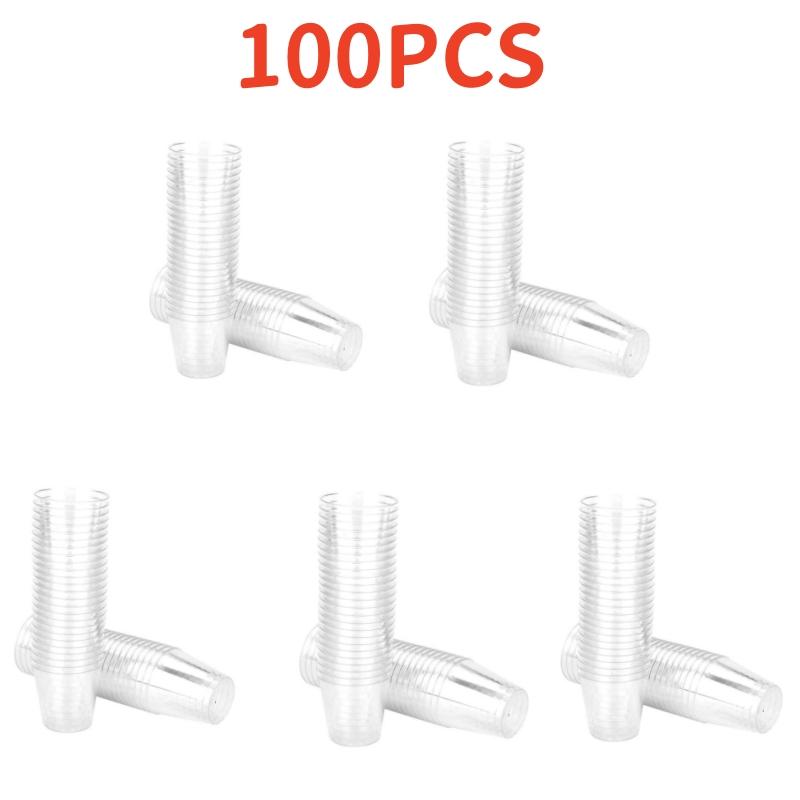 20 шт 30 мл мини прозрачные пластиковые одноразовые рюмки для вечеринок стаканы для желе стаканы для дня рождения кухонные принадлежности