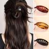 Simple Hair Claw Gradient Color Barrettes Fashion Hairpins for Women Girls