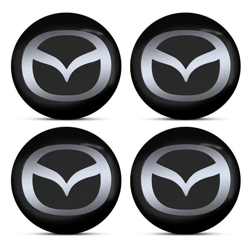 56 мм Наклейка-значок на центральную ступицу колеса автомобиля Для Mazda 3 Alexa CX4 CX5 CX8 2 3 6 BL BM GJ CX-5 CX5 CX-3 CX3 Автомобильные аксессуары