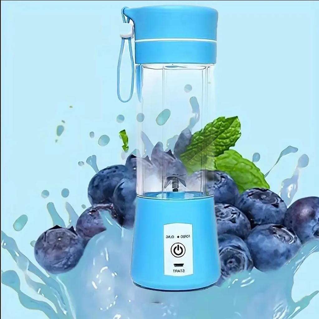1pc 380ML USB Rechargeable Portable Mini Blender Cup Electric Fruit Juicer for Fresh Juice Smoothies Shakes Travel Home Use