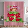 Затемняющие шторы для камеры Strawberry Shortcake Window Curtain для комнаты 2 Panel Home Interior Curtains Shades Partition Living