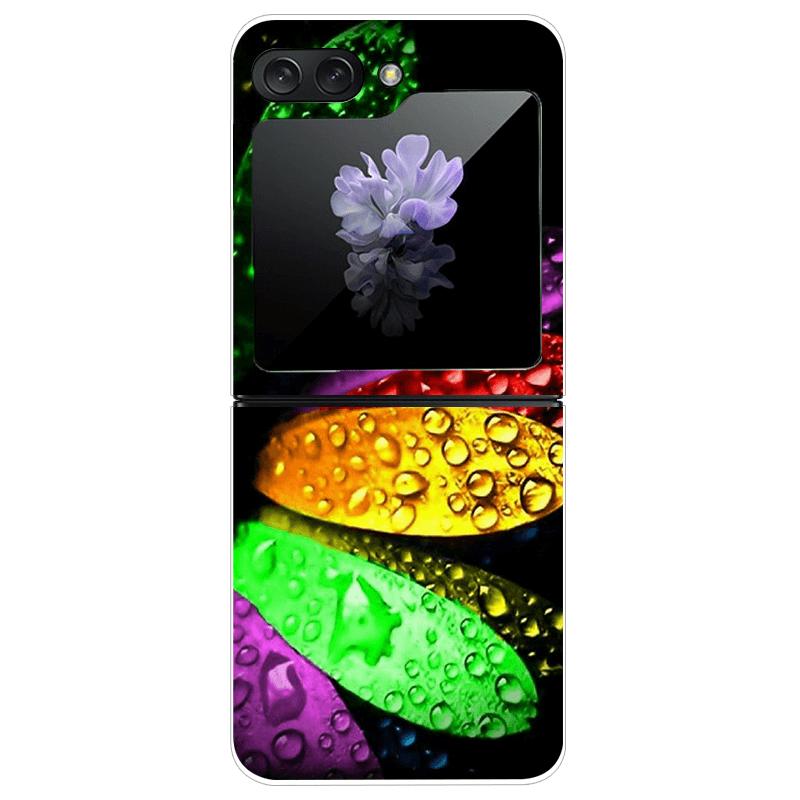 Для Samsung Z Flip7 Жесткий чехол ZFlip7 5G Прозрачные ПК Чехлы для телефона Для Galaxy Z Flip 7 Модный Мультяшный Прозрачный Защитный Fundas