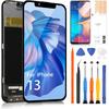Для замены экрана iPhone 13, ЖК-дисплей, дигитайзер, сенсорный экран в сборе, запчасти для ремонта экрана iPhone 13 A2633, A2482, A2631, A2634, A2635 с