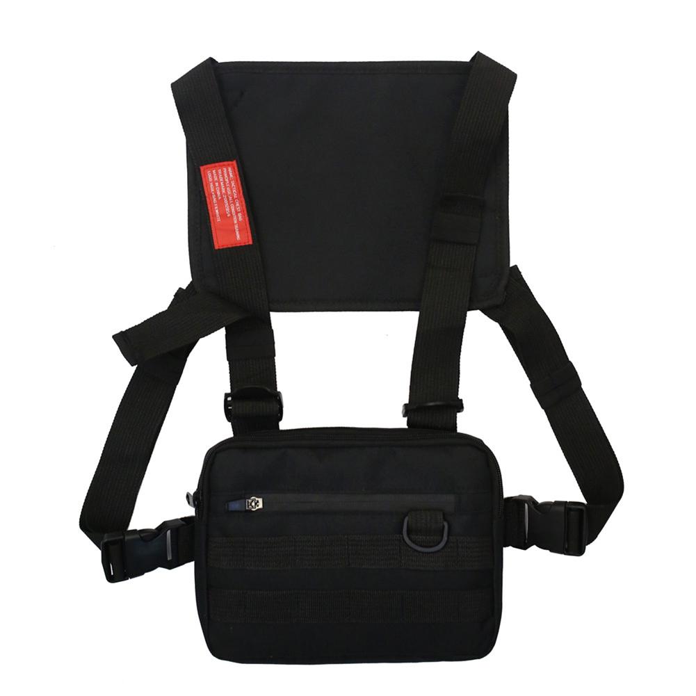 Multi-function Chest Bags Adjustable Women Men Vest Fanny Pack Fashion Streetwear Hip-Hop Chest Bag Tactical Strap Chest Rig Bag