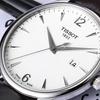 Tissot Коллекция Junya Мужские кварцевые часы Часы 42 мм Белый циферблат Корпус из нержавеющей стали T063.610.16.037.00
