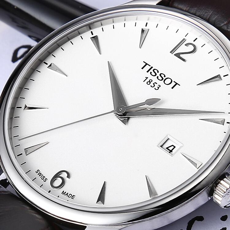 Tissot Коллекция Junya Мужские кварцевые часы Часы 42 мм Белый циферблат Корпус из нержавеющей стали T063.610.16.037.00
