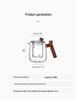 Thickened Glass Teapot Set with High-Temperature Resistant Infuser for Flower Tea