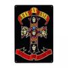 Индивидуальный Логотип Guns N Rose Тяжелый Металл Металлическая Вывеска Жестяные Декоративные Знаки Табличка Офис Магазин Пабы Клуб Мужская Берлога Бар Настенный Декор Искусство