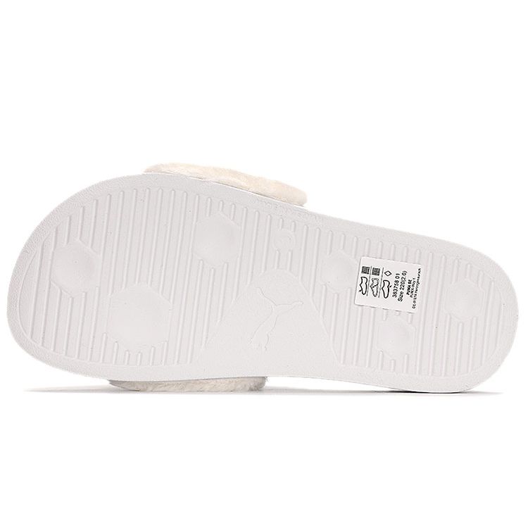 Puma Leadcat Feather Slide Белые женские кроссовки Металлик-Серебристый 383758-01