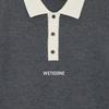 We11done FW26 Knits Logo Pattern Comfortable Simple Short Sleeve Polo Shirt Unisex tops WD-KT2-26-635-U-CH