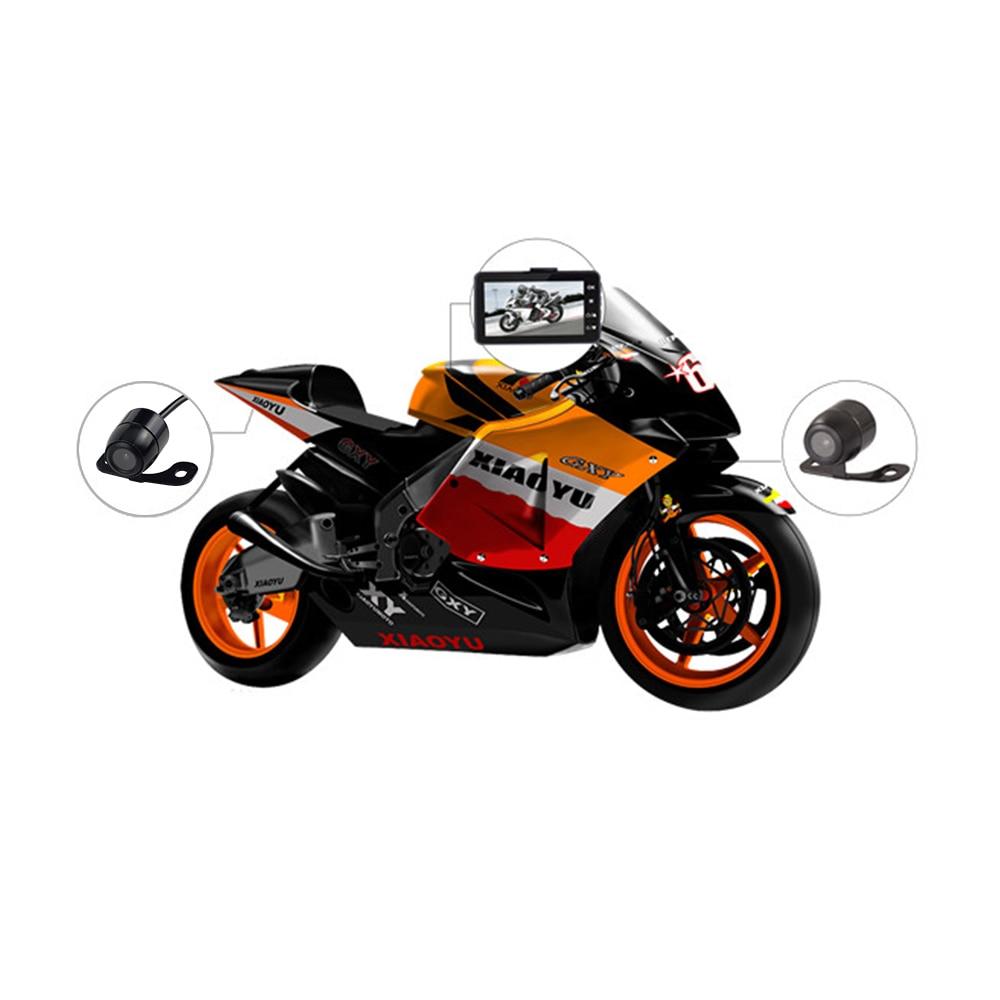 Мотоциклетная камера DVR Motor KY-MT18 Dash Cam Специальный двухдорожечный передний и задний рекордер ночного видения G-сенсор мотоциклетный черный ящик