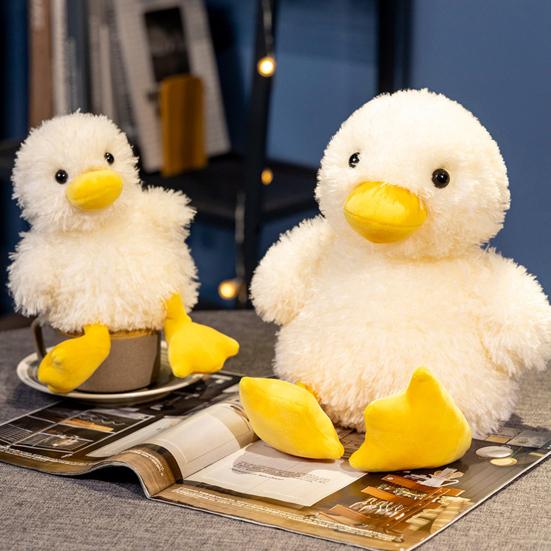 18/25/36 см, мягкая игрушка в виде утки, плюшевые игрушки в виде животных, мягкие пушистые плюшевые игрушки для детей, для маленьких мальчиков и девочек, игрушка для сенсорного развития, подарок для новорожденных, декор для детской комнаты