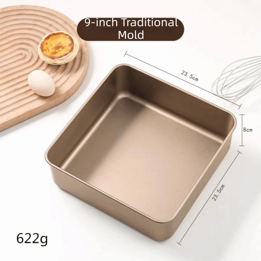 Non-Stick Square Baking Pan Multisize Bakeware Tools Easy Cleaning Cake Mold Tray Cake Baking