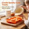 1/2Pcs Flexible Halloween Cake Mold Pumpkin Shape Silicone Baking Mold  Baking Tool