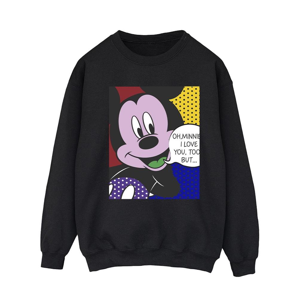 Disney Womens/Ladies Mickey Mouse Oh Minnie Pop Art Sweatshirt
