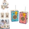Diy Wooden Walkie Talkie Technology Handmade Creative Invention Science Experiment Educational Model Kit Material Pack