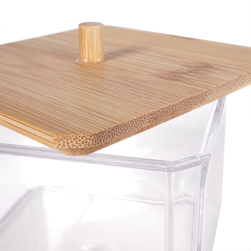 Bathroom Container Organizer for Ear Buds Cosmetic Hygienic
