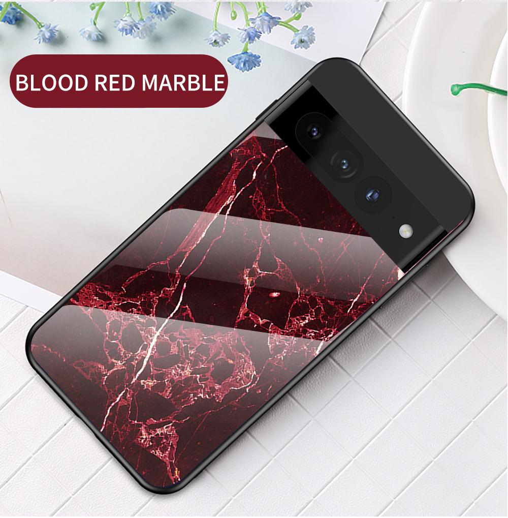 Чехол для Google Pixel 1 1XL 2 2XL 3 3XL 3A 3AXL 4 4A 4XL 5 5XL 5A 6 7 8 Pro 6A 7A складной чехол из мраморного закаленного стекла задняя крышка