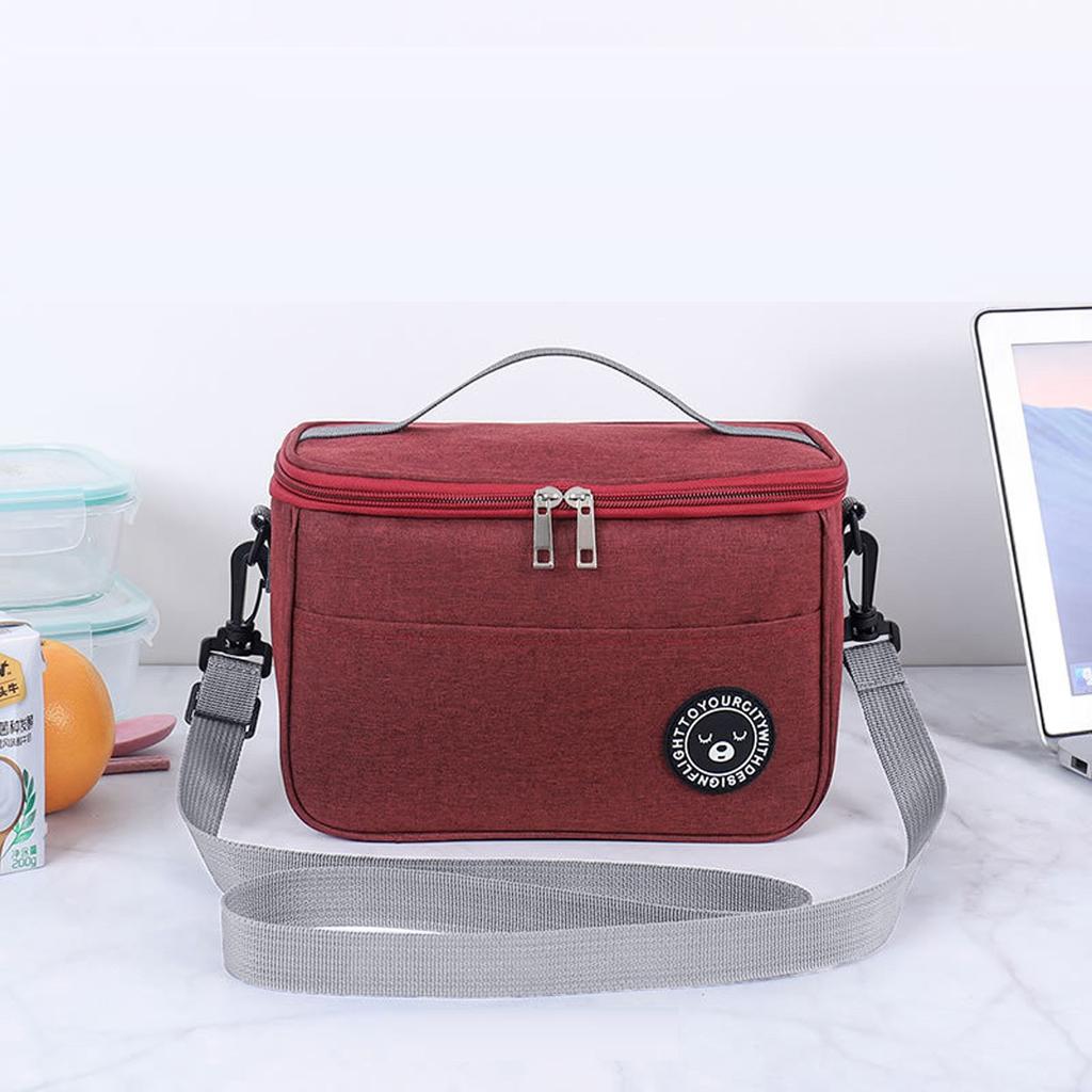 Изолированная коробка для обеда для пикника, портативная охлаждаемая сумка, водонепроницаемая сумка для обеда большой емкости, сумка для пикника