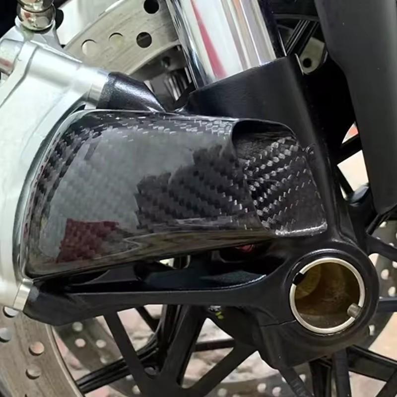 Retrofit Carbon Fiber Motorcycle Front Brake Air Duct Caliper Radiator Cover for APRILIA RS660 RS 660 2021-2025 / TUONO 660 2021